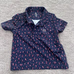 Rhoback Kids Toddler Santa Polo, 3T